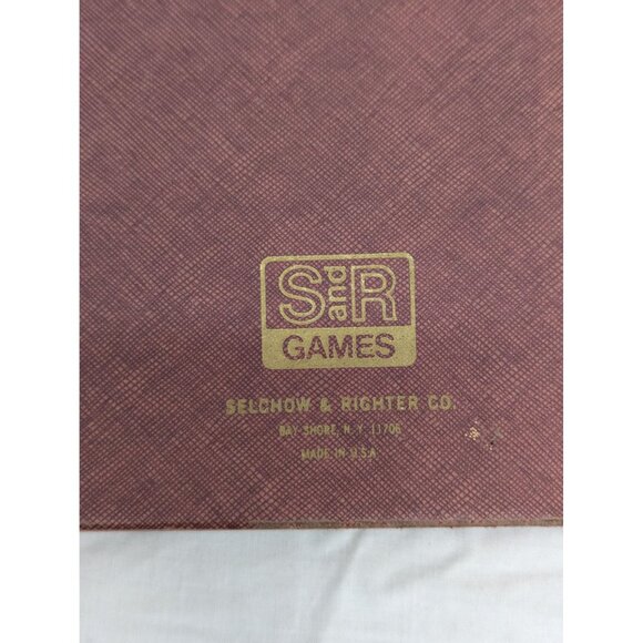 Vintage 1976 Scrabble Crossword Game Selchow & Righter Co Made in USA Complete - Picture 3 of 8